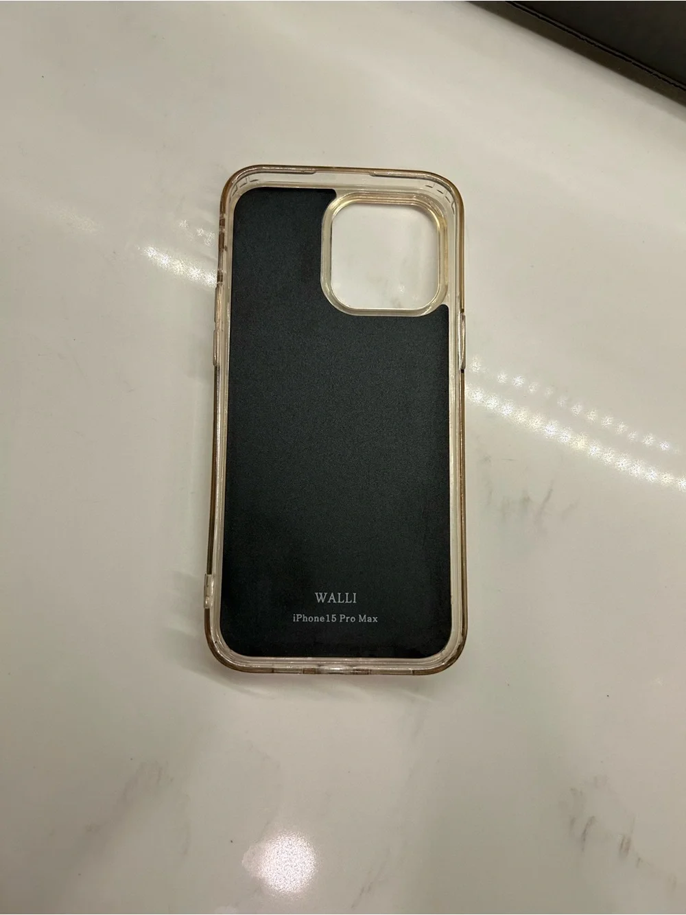 Walli Lemon Pattern Clear iPhone 15 pro-max Case